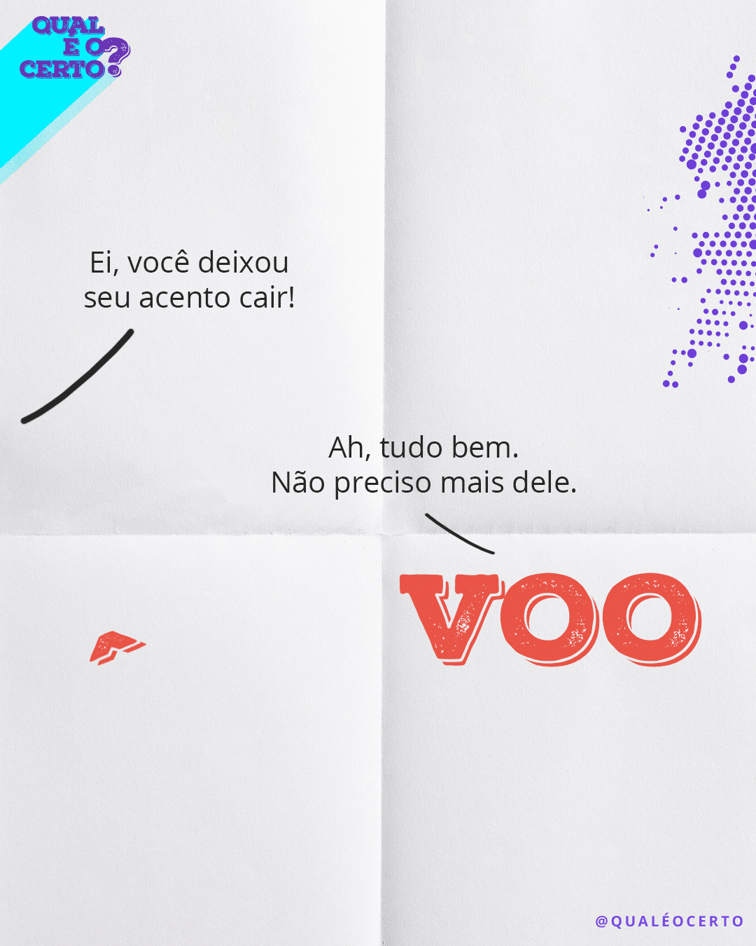 Qual é o certo: 