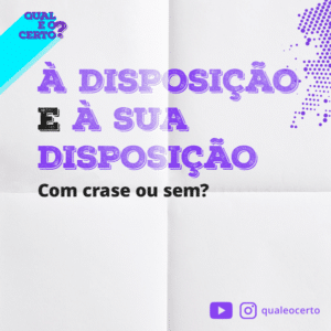 O uso da crase em 