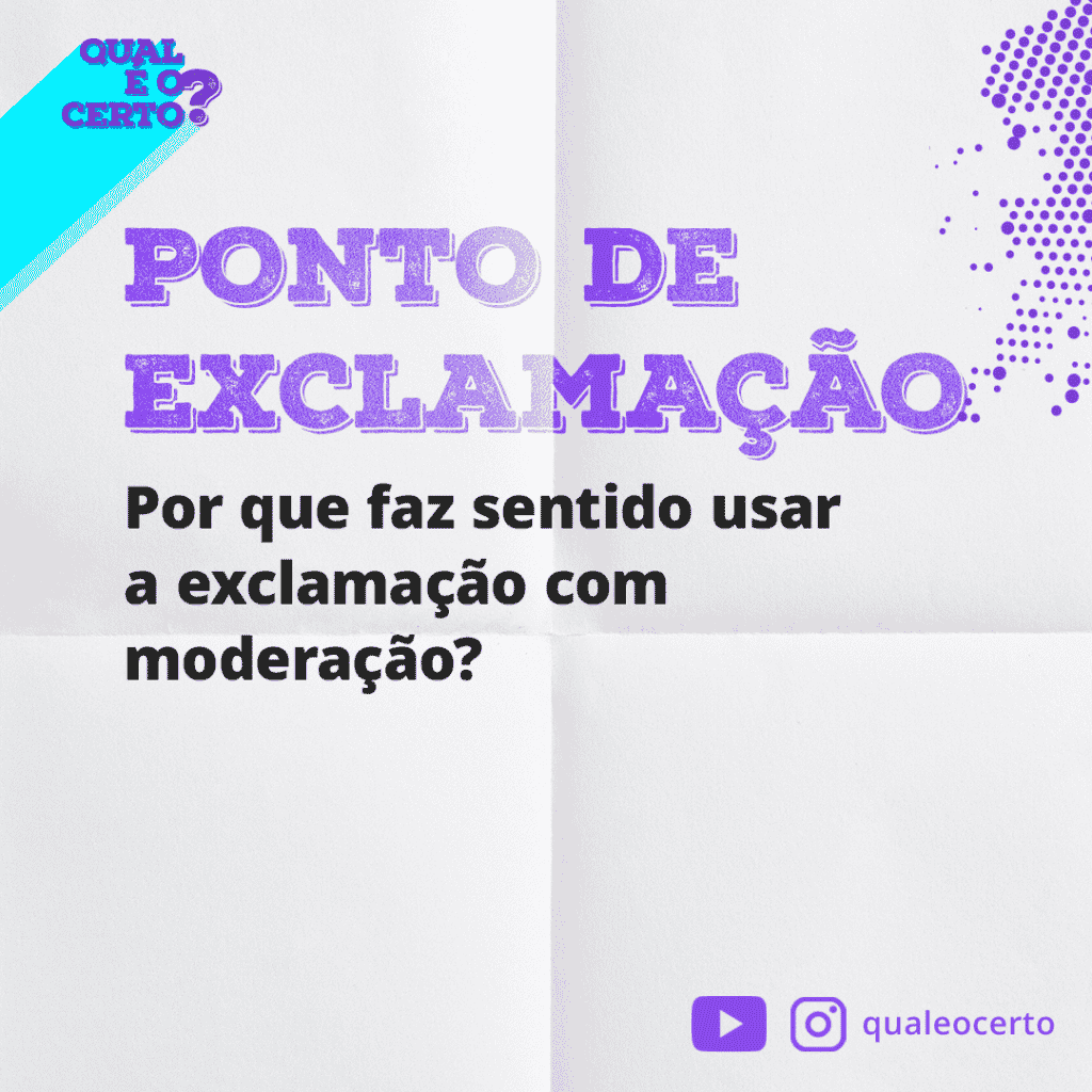Arquivos ponto de exclamação » Qual é o certo?